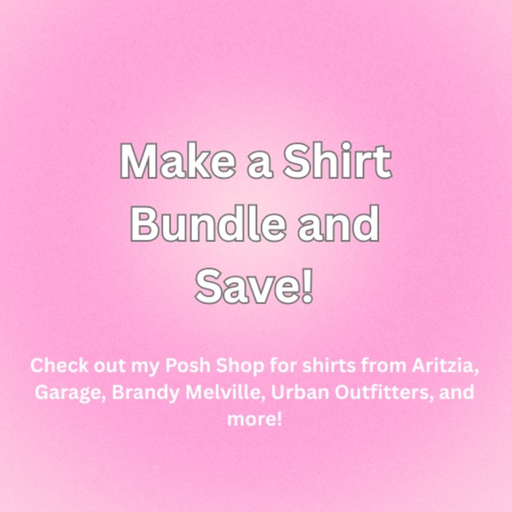 Make a Shirt Bundle! (Not a listing)